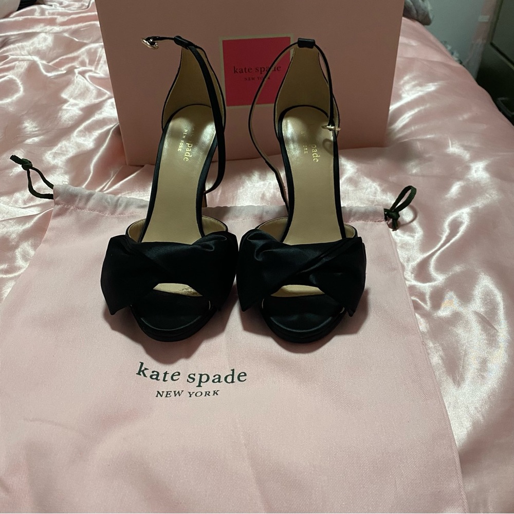 Kate spade satin heels